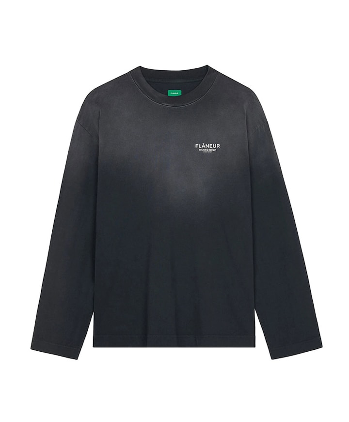 Heren longsleeve zwart