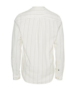 Heren overhemd lange mouw beige
