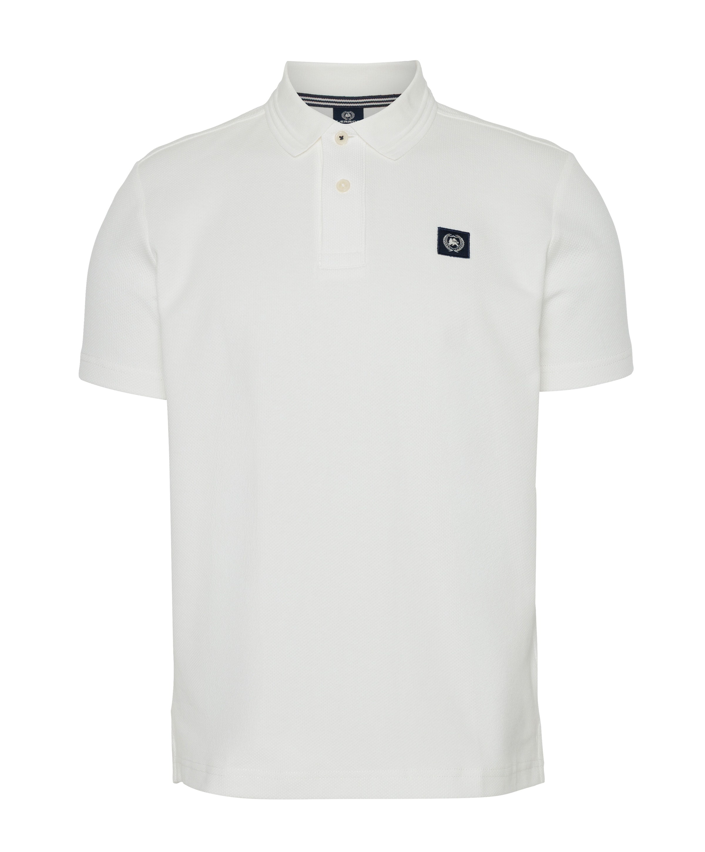 Heren polo ecru