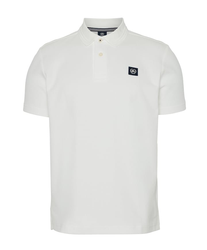 Heren polo ecru