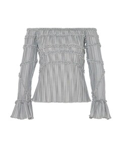 Dames blouse grijs