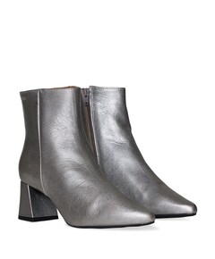 Lugano dames enkellaarzen zilver