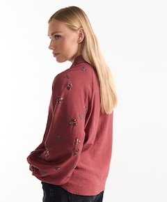 Dames blouse rood