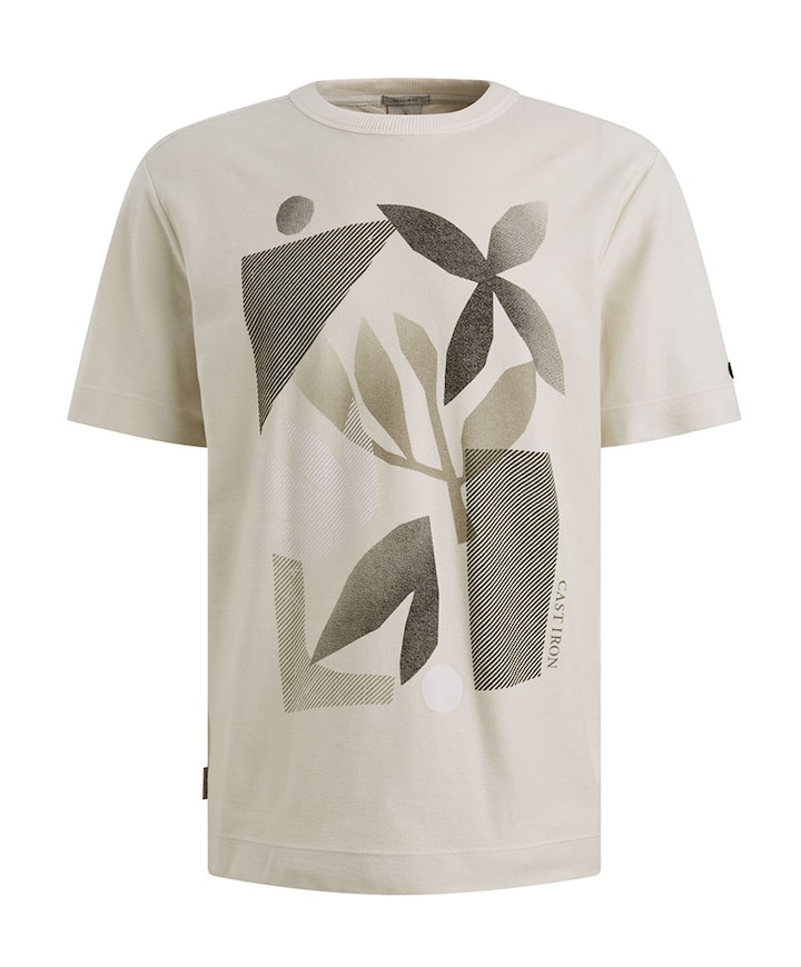 Heren t-shirt beige