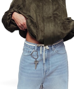 Baggy fit dames jeans blauw
