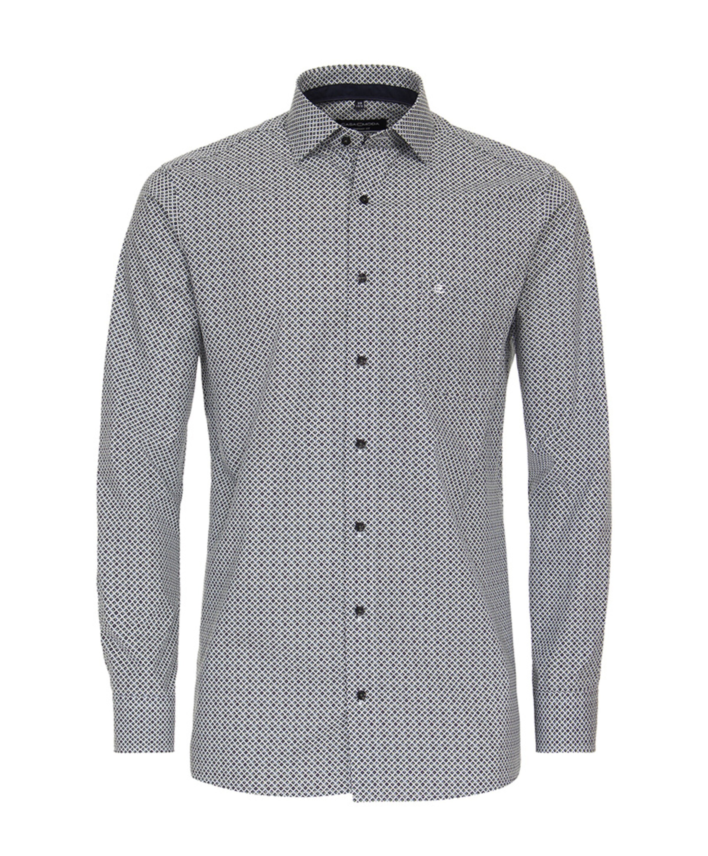 Heren overhemd lange mouw groen