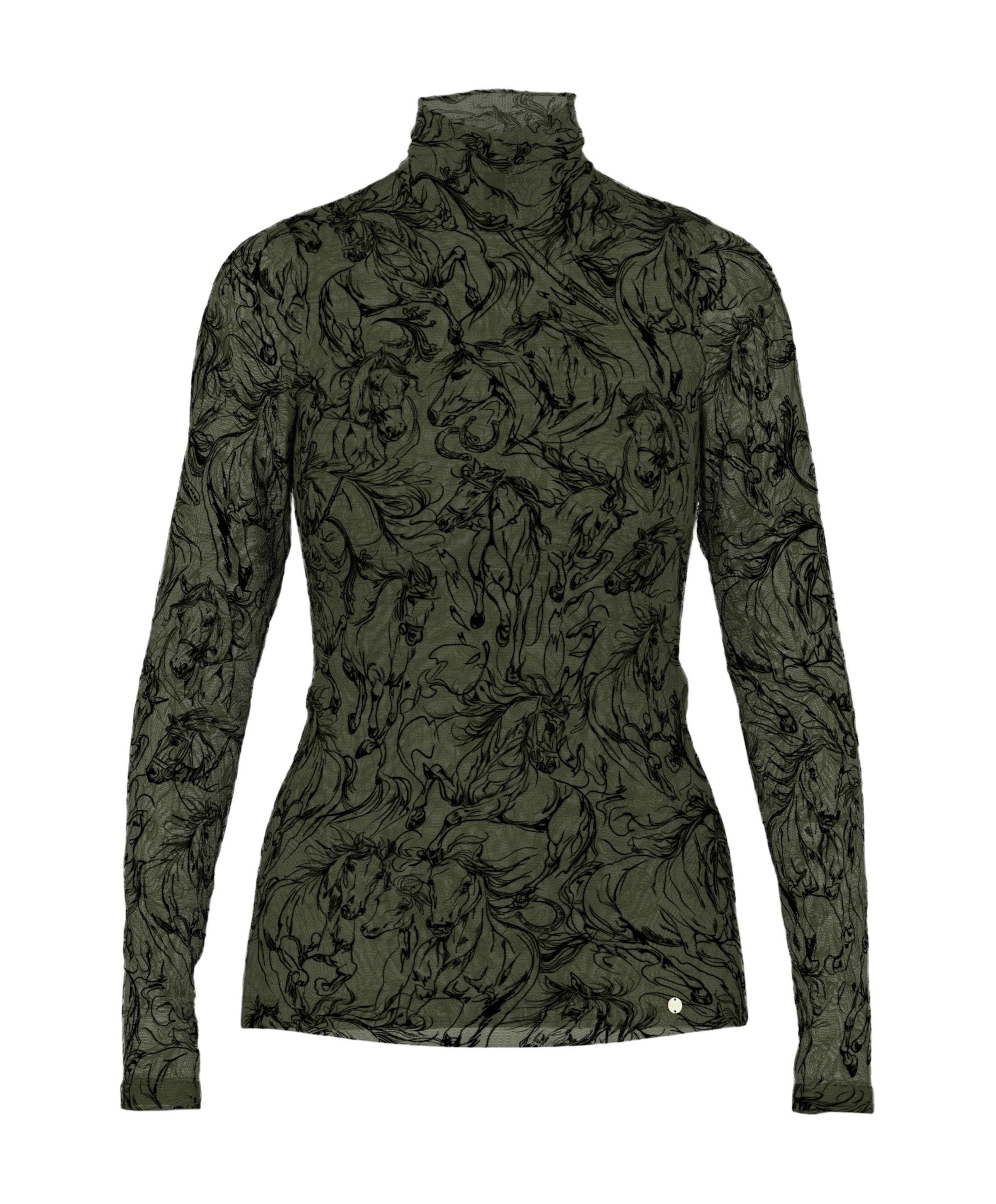 Dames longsleeve groen