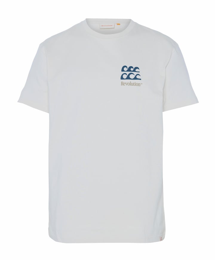 Heren T-shirt ecru