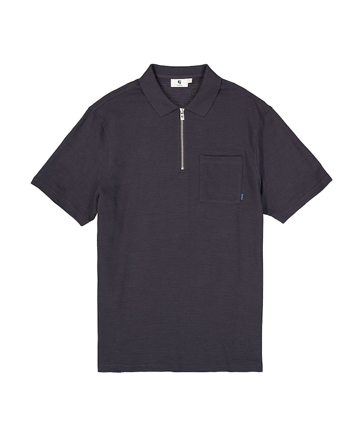 Heren polo blauw