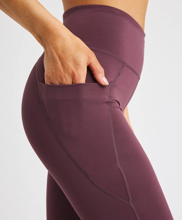 Flattering High Waist tight paars