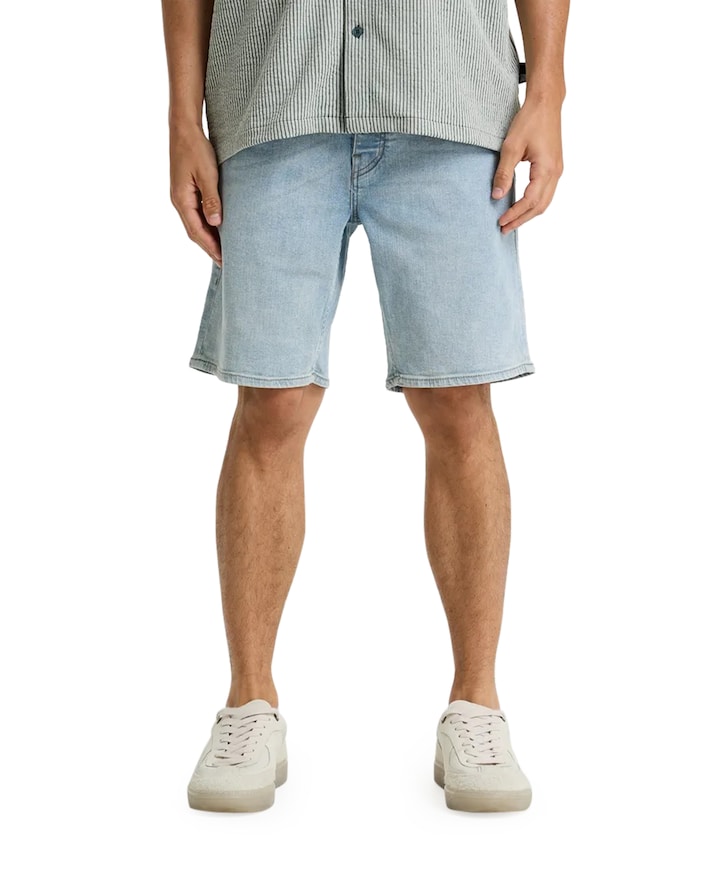 EVAN.S ZONE heren korte broek blauw