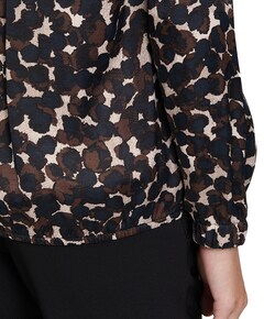Dames blouse bruin