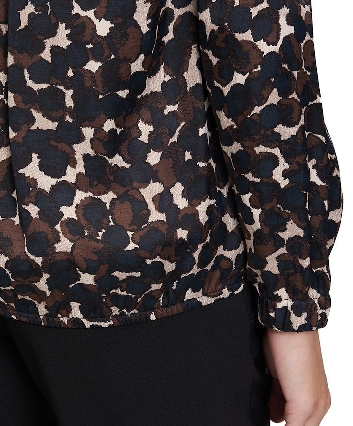 Dames blouse bruin