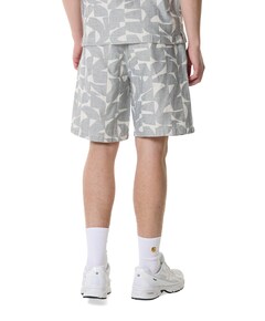 RELAXED SHORTS JAQUARD STRUCTURE heren korte broek grijs