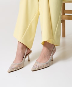 Vero dames slingbacks ecru