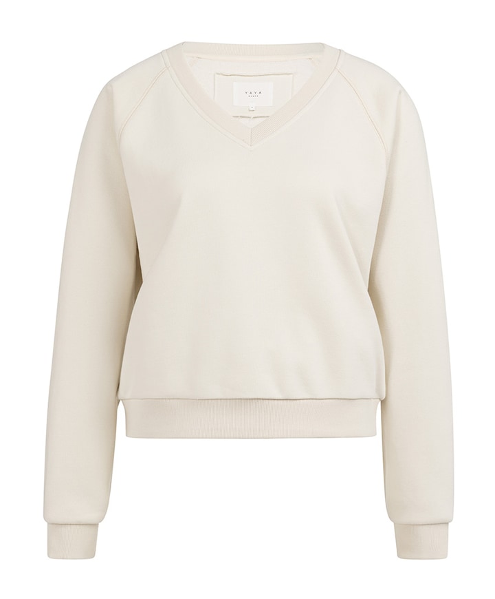 Dames sweater ecru
