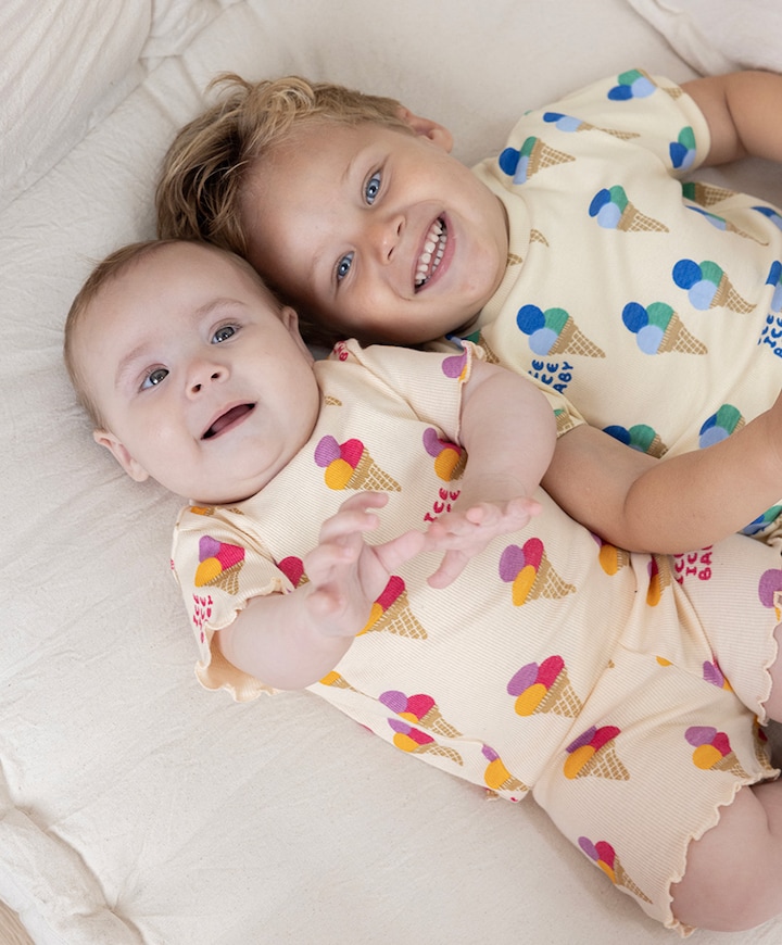 Pyjamaset oranje
