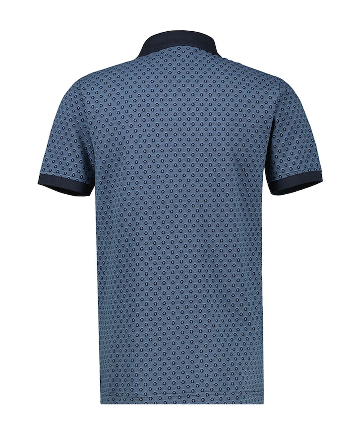 Heren polo blauw