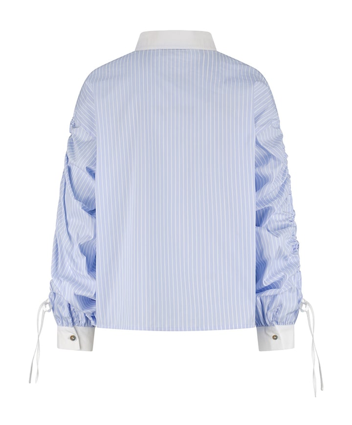 Blouse blauw