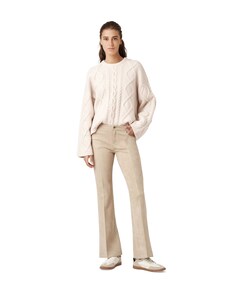 Antonia_Bootcut_409 dames broek beige