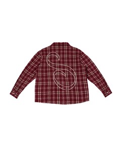 Overshirt lange mouw bordeaux