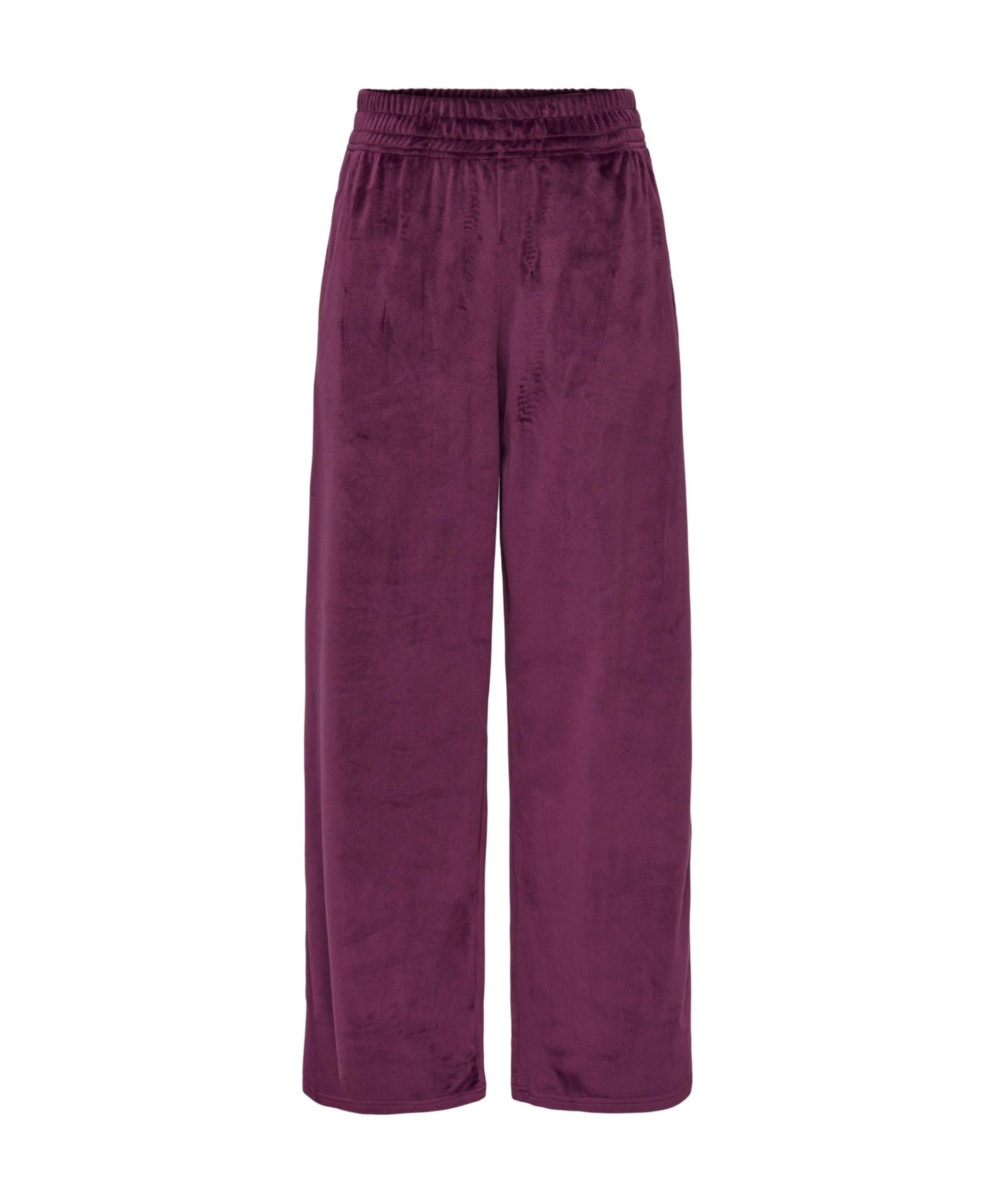 ONPELSA HW WIDE VELVET PNT dames trainingsbroek bordeaux