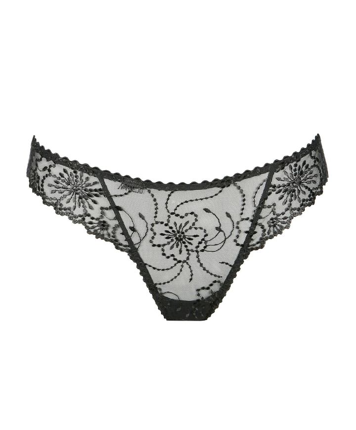 Dames string zwart