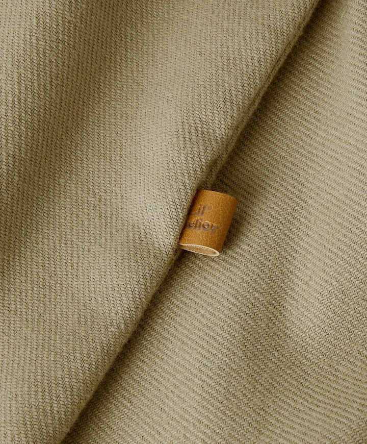 Meisjes blouse lange mouw beige