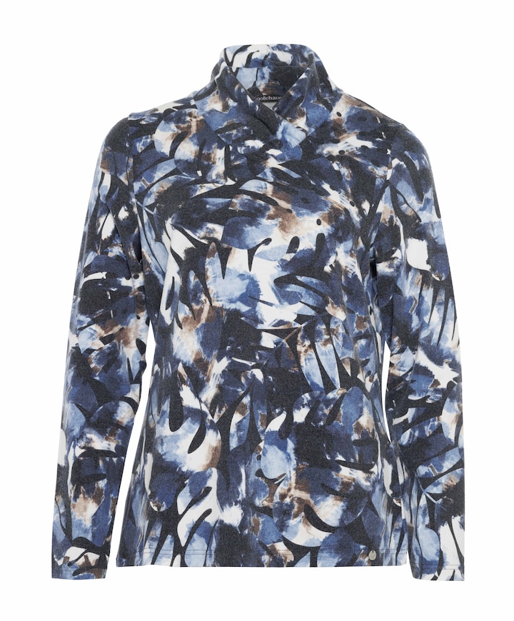 Dames longsleeve blauw