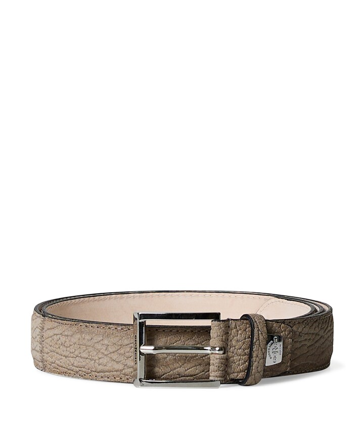 Heren riem beige