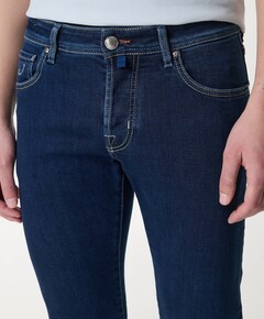 Nick Super Slim 5 pkt heren jeans blauw