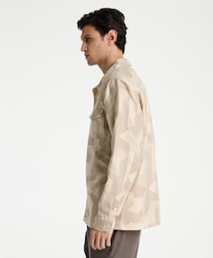 Heren overshirt beige