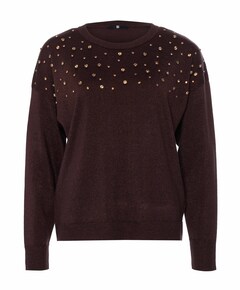 Dames trui bruin