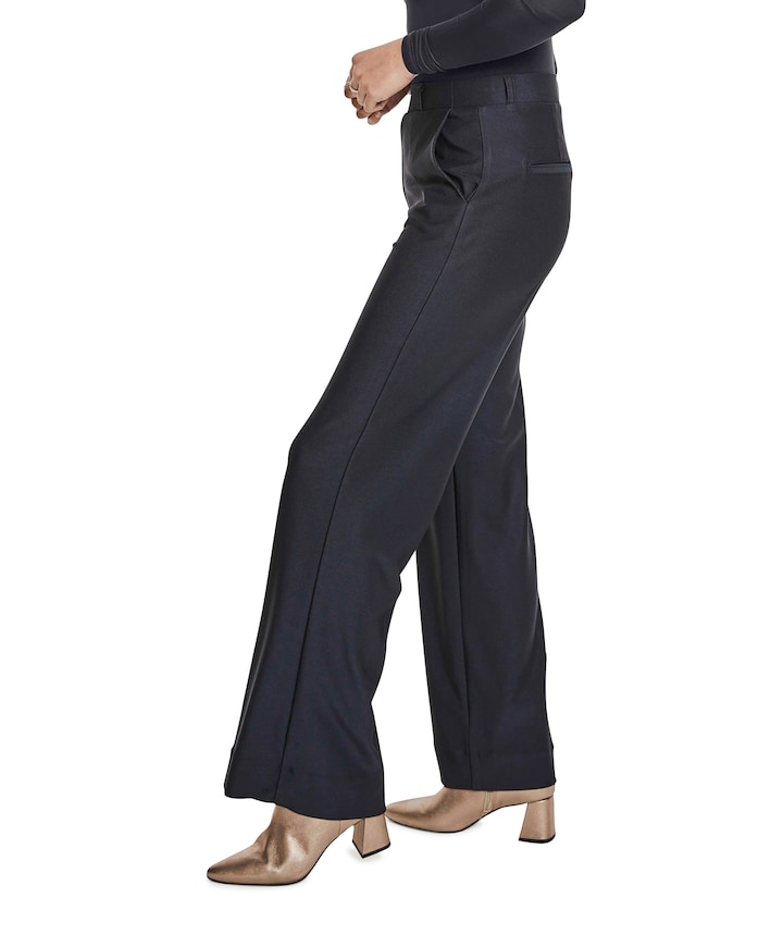 Mira (Elastic) - Twill Jersey - 708 dames broek blauw