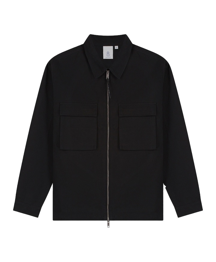 Heren overshirt zwart