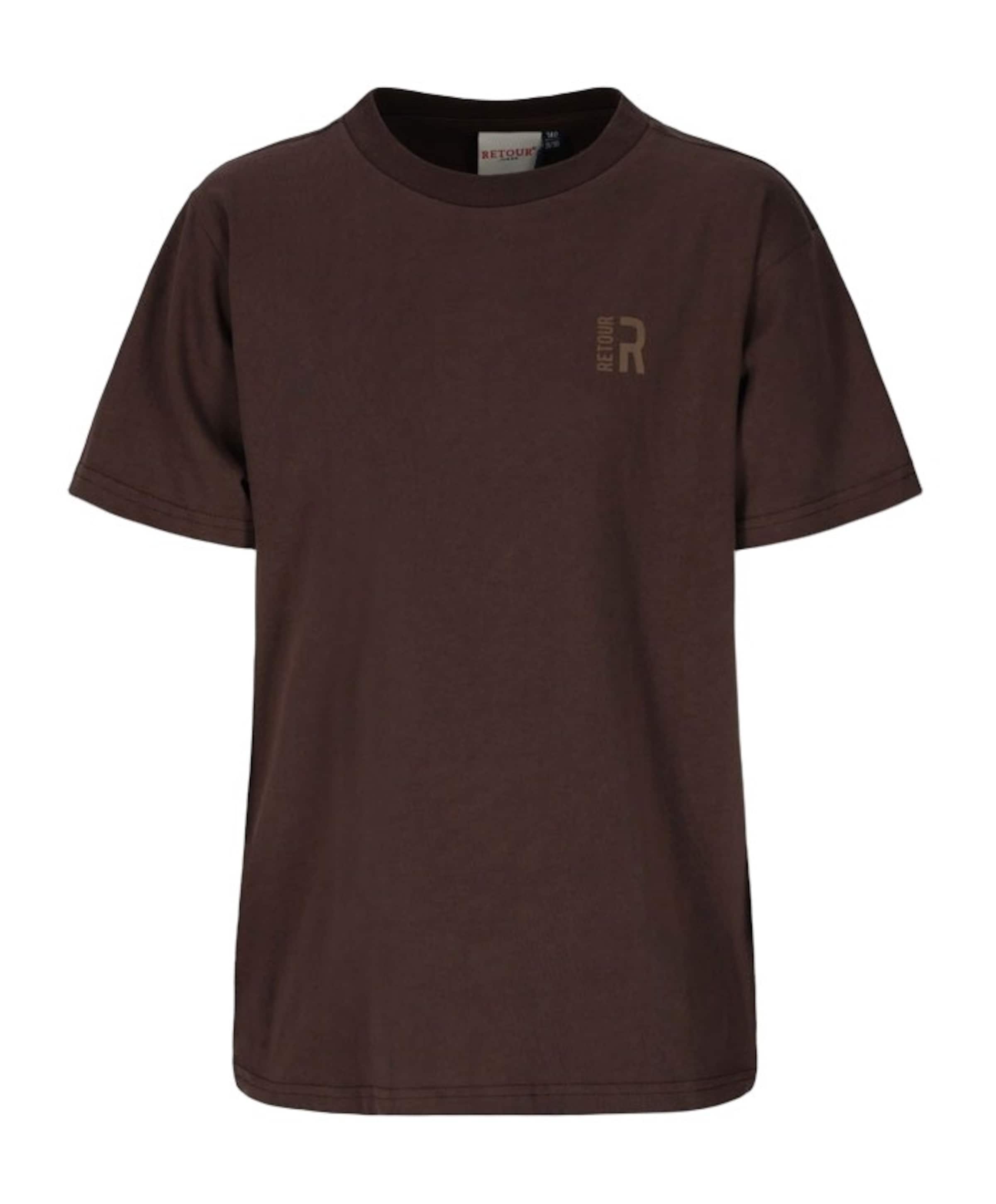 Jongens T-shirt bruin