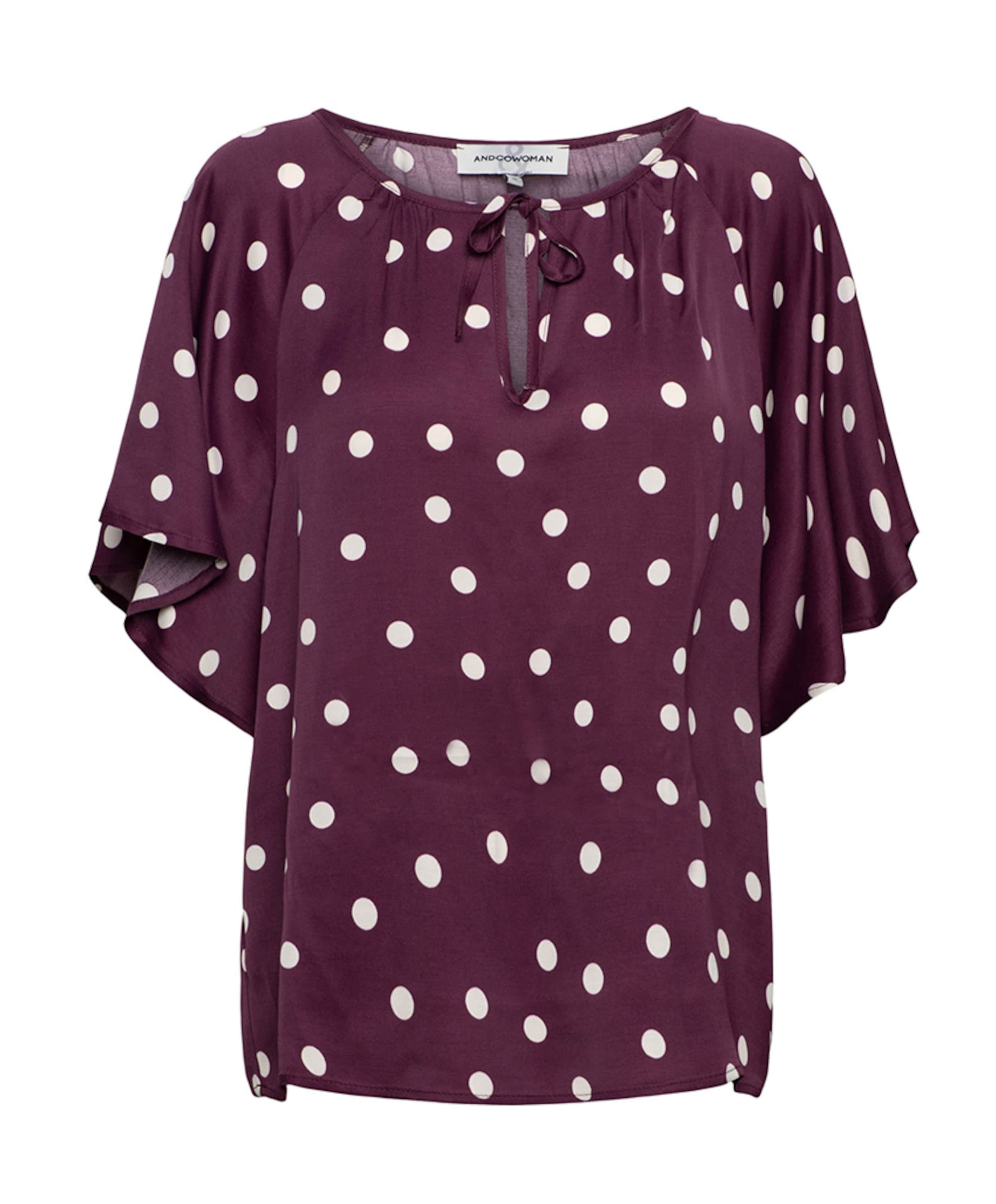 Dames blouse paars