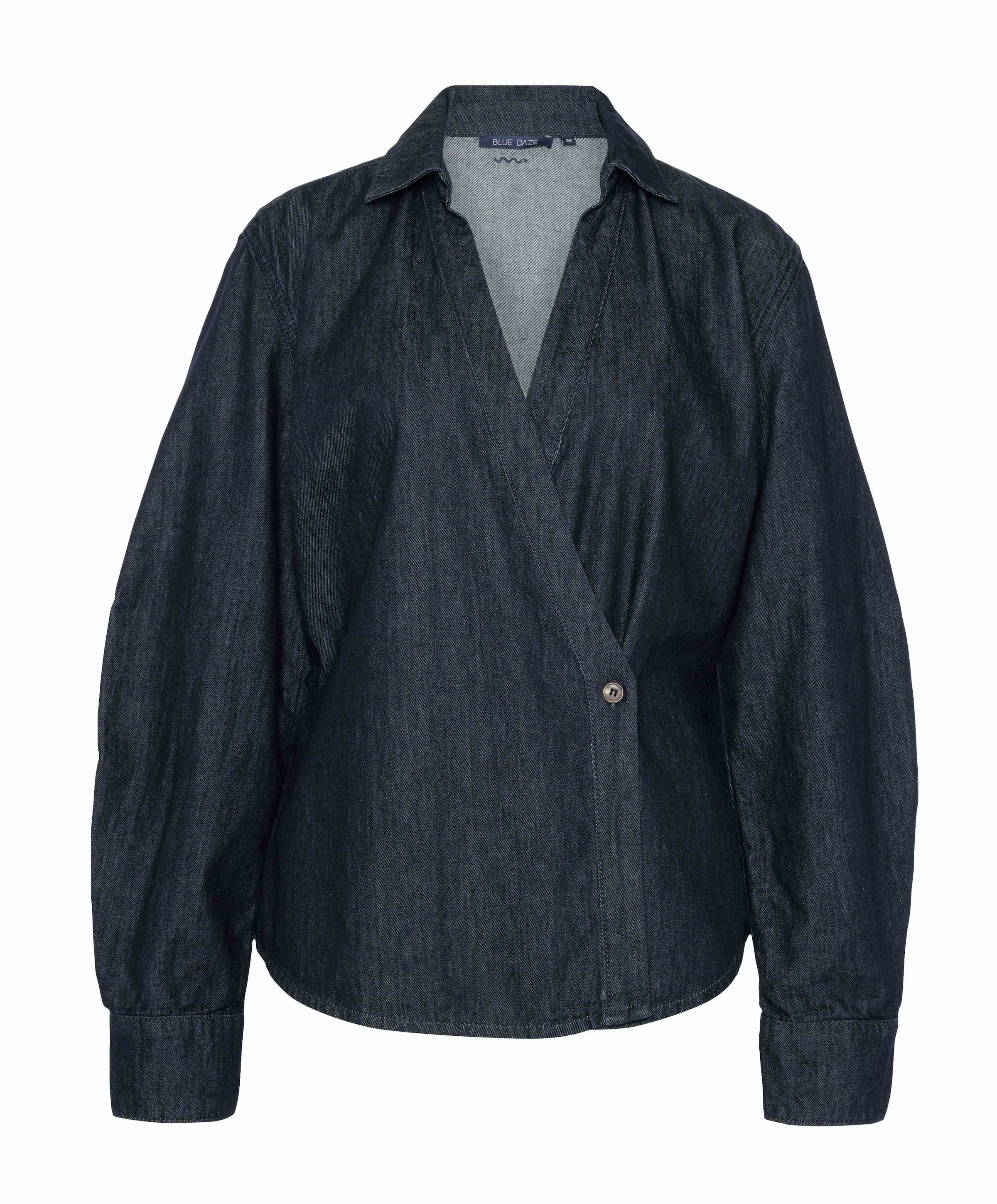 Dames blouse blauw