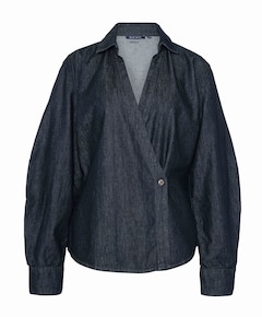 Dames blouse blauw