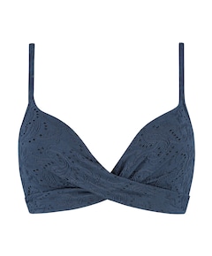 Dames bikinitop blauw