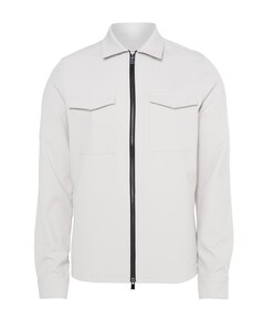 Heren overshirt grijs