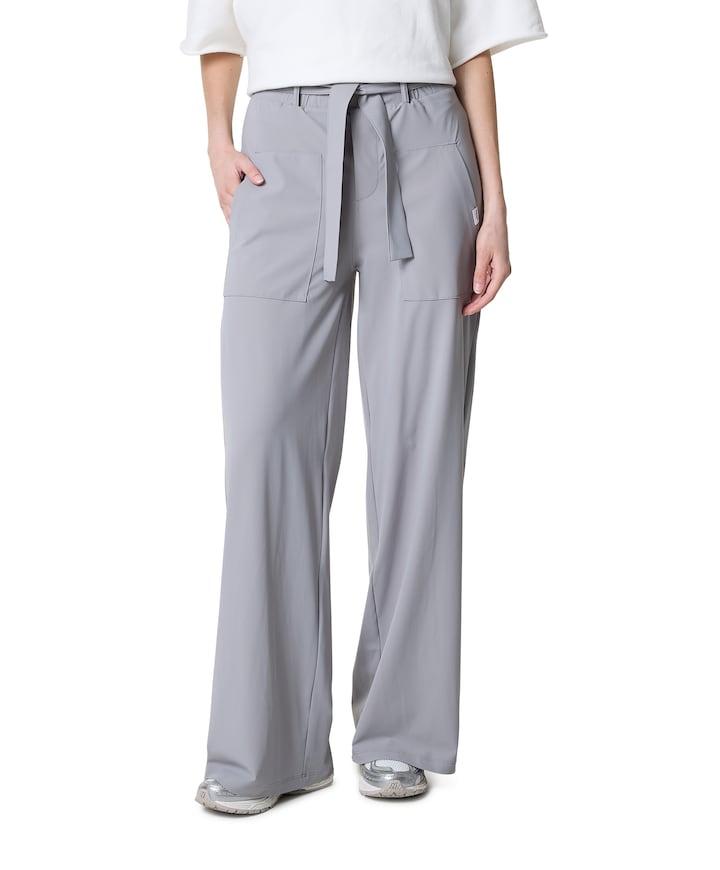 Trousers dames broek grijs