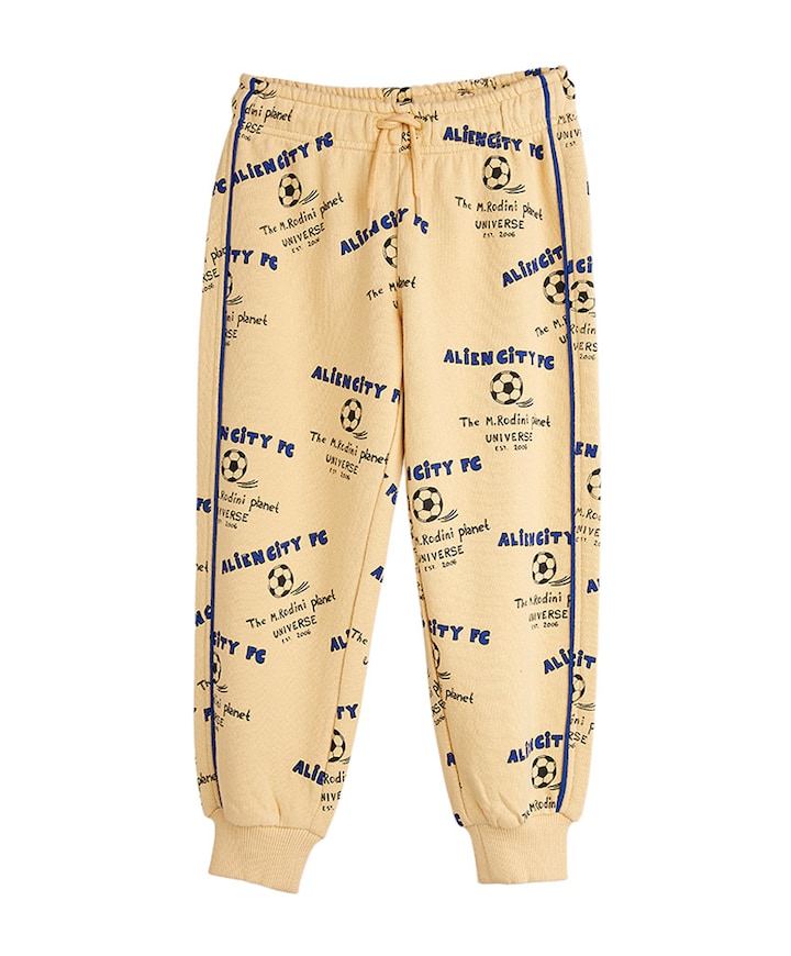 Alien city fc sweatpant jongens broek beige