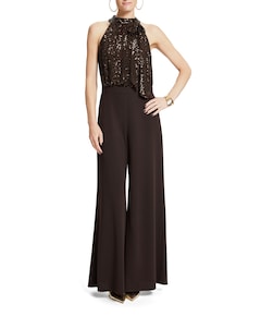 dames jumpsuit bruin