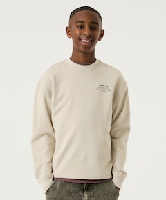 Jongens longsleeve beige
