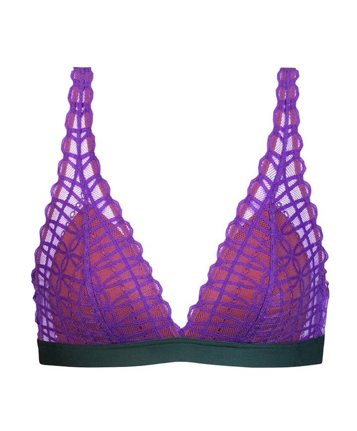 Dames bralette paars