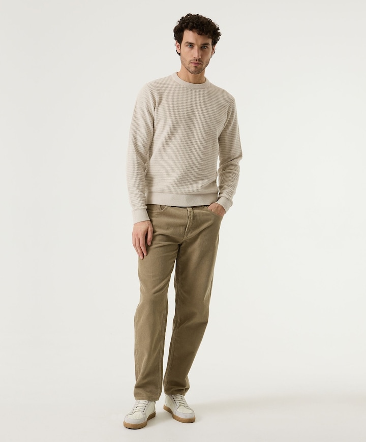 Heren trui beige
