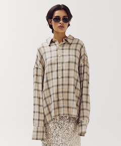 Dames blouse beige