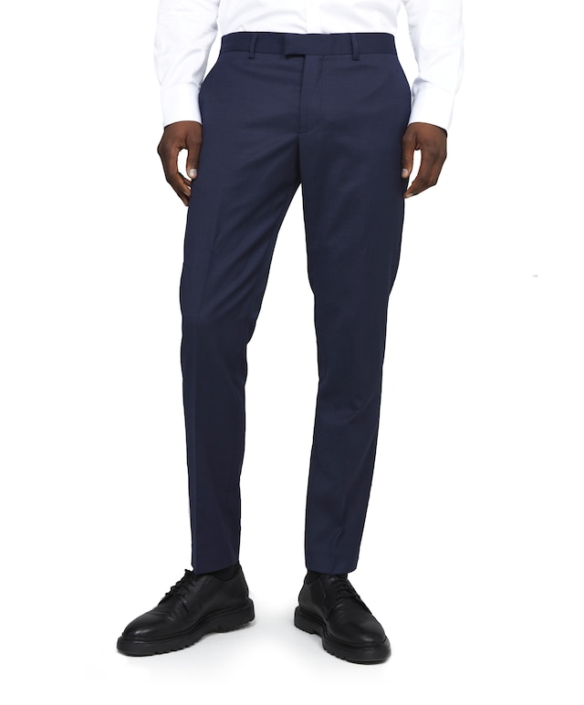 Las Stretch Suit broek blauw