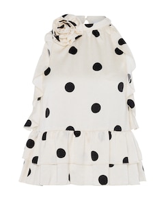 Dames top ecru